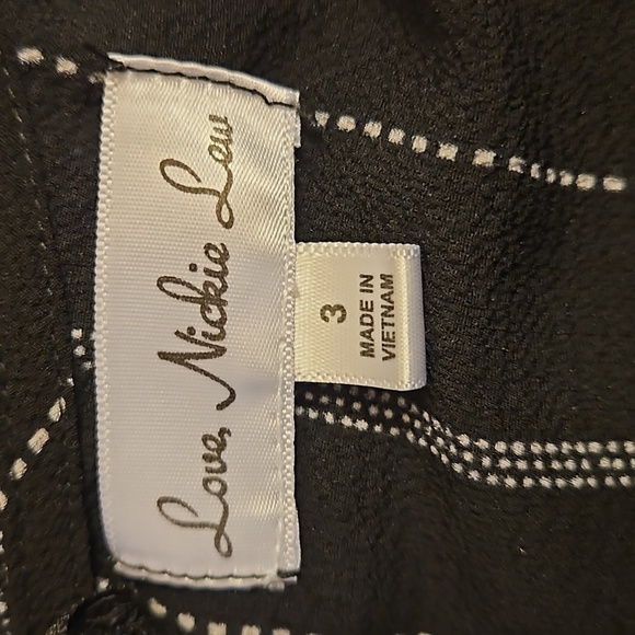 Pants Jumpsuit Striped with Wrap Style Bust Size 3 - Picture 3 of 5